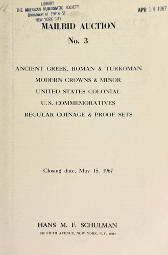 Cover for Mailbid auction