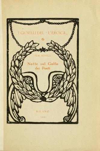 Cover for Notte sul golfo dei poeti.