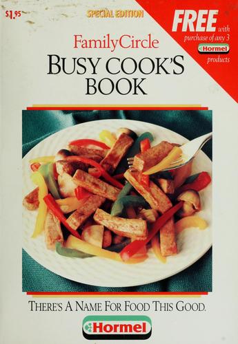 Cover for Busy cook's book.