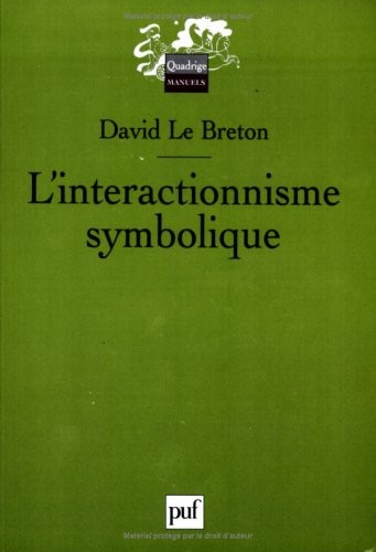 Cover for L'interactionnisme symbolique