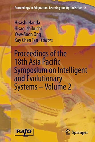 Cover for Proceedings of the 18th Asia Pacific Symposium on Intelligent and Evolutionary Systems - Volume 2