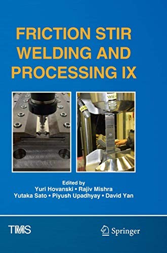 Cover for Friction Stir Welding and Processing IX