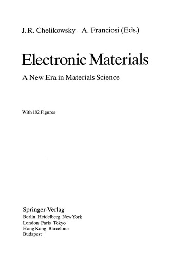 Cover for Electronic Materials