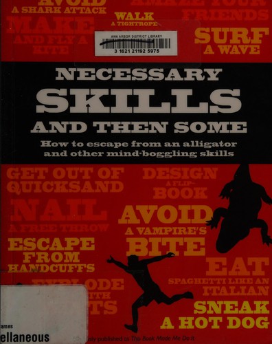 Cover for Necessary skills and then some ...