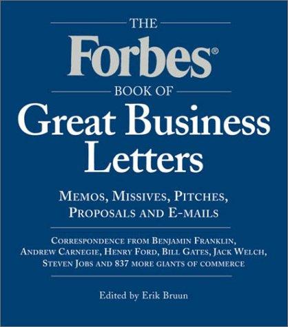 Cover for The Forbes Book of Great Business Letters