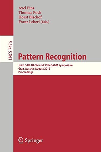 Cover for Pattern Recognition