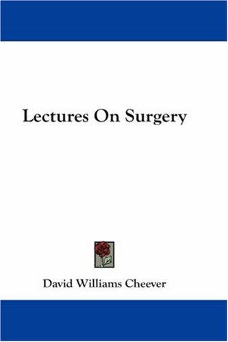 Cover for Lectures On Surgery