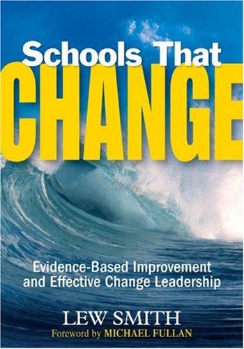 Cover for Schools That Change