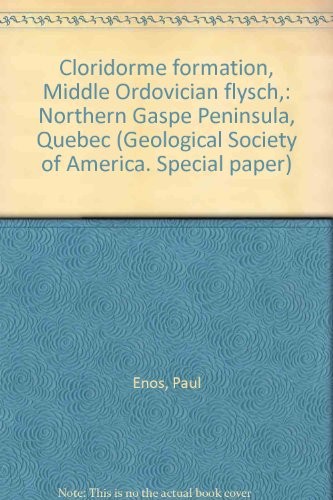 Cover for Cloridorme Formation, Middle Ordovician flysch, northern Gaspe Peninsula, Quebec, by Paul Enos