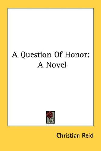 Cover for A Question Of Honor