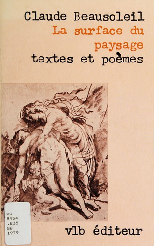 Cover for La surface du paysage