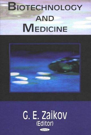 Cover for Biotechnology And Medicine