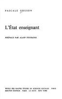 Cover for L' État enseignant