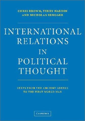 Cover for International Relations in Political Thought