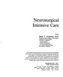 Cover for Neurosurgical intensive care