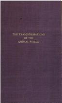 Cover for The transformations of the animal world