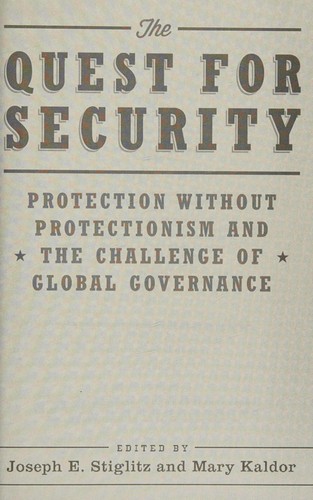 Cover for Quest for Security