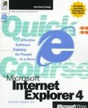 Cover for Quick course in Microsoft Internet Explorer 4