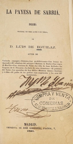 Cover for La payesa de Sarriá