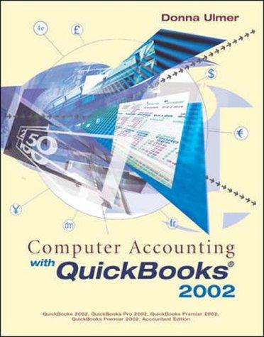 Cover for Computer accounting with QuickBooks 2002