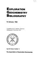 Cover for Exploration geochemistry bibliography