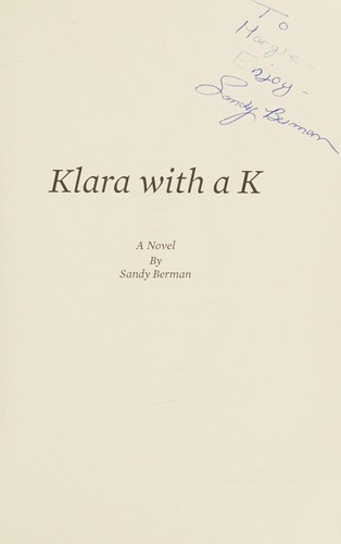 Cover for Klara with a K