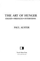 Cover for The art of hunger