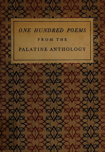 Cover for One hundred poems from the Palatine anthology