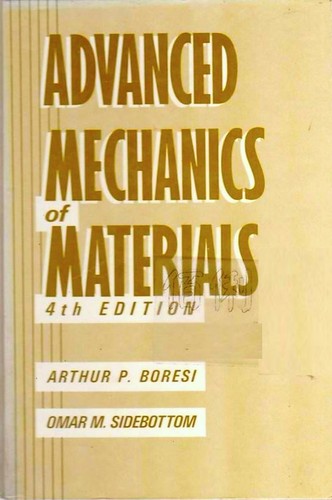 Cover for Advanced mechanics of materials