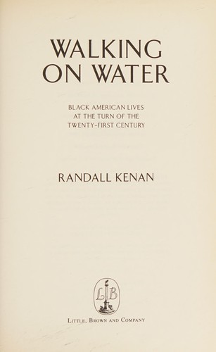 Cover for Walking on Water