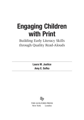 Cover for Engaging children with print