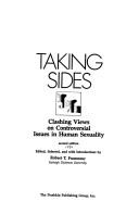 Cover for Taking sides.