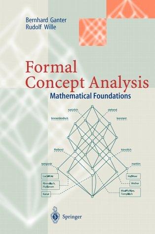 Cover for Formal concept analysis