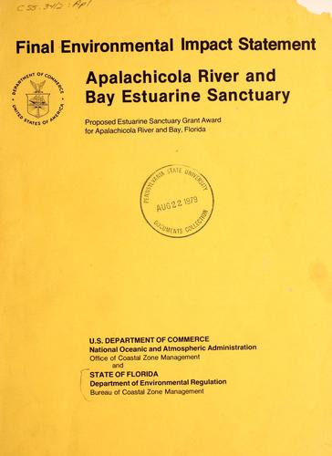 Cover for Final environmental impact statement