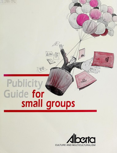 Cover for Publicity guide for small groups