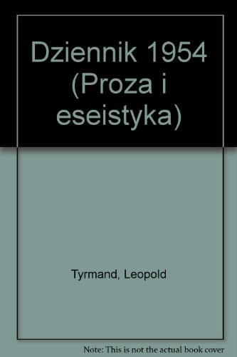 Cover for Dziennik 1954