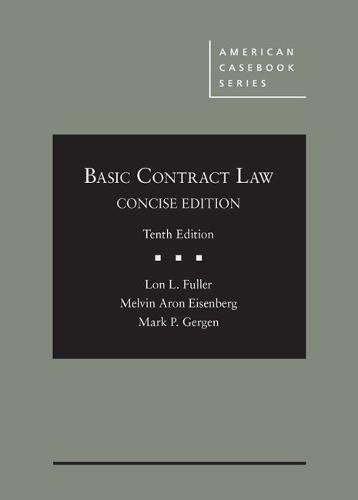 Cover for Basic Contract Law, Concise Edition