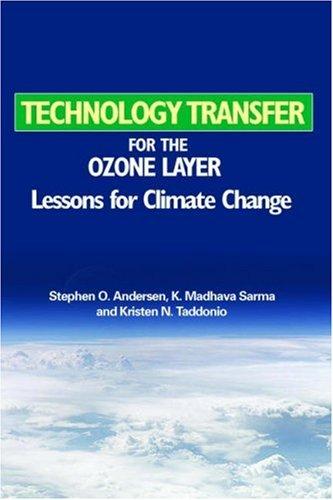 Cover for Technology Transfer for the Ozone Layer
