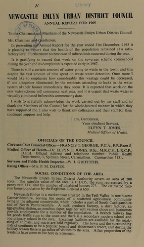Cover for [Report 1965]