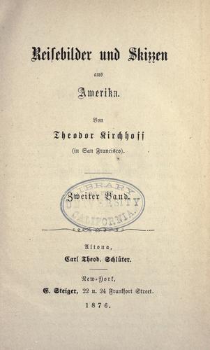 Cover for Reisebilder und Skizzen aus Amerika.