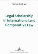 Cover for Legal Scholarship in International and Comparative Law