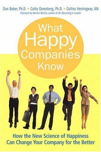 Cover for What happy companies know