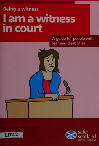 Cover for Being a witness