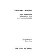 Cover for Literatur im Unterricht