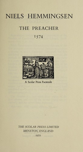 Cover for The preacher, 1574.