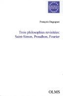 Cover for Trois philosophies revisitées