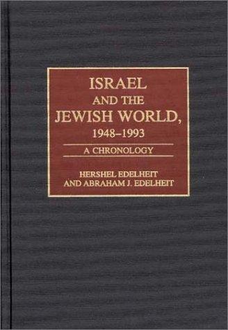 Cover for Israel and the Jewish world, 1948-1993