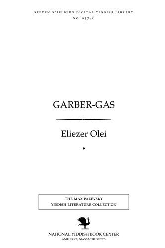 Cover for Garber-gas