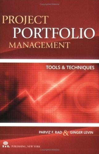 Cover for Project Portfolio Management Tools & Techniques