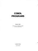 Cover for COBOL programs